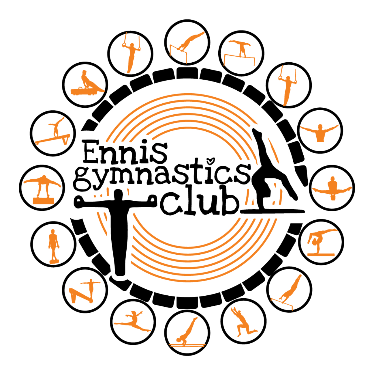 Ennis Gymnastics Club Logo